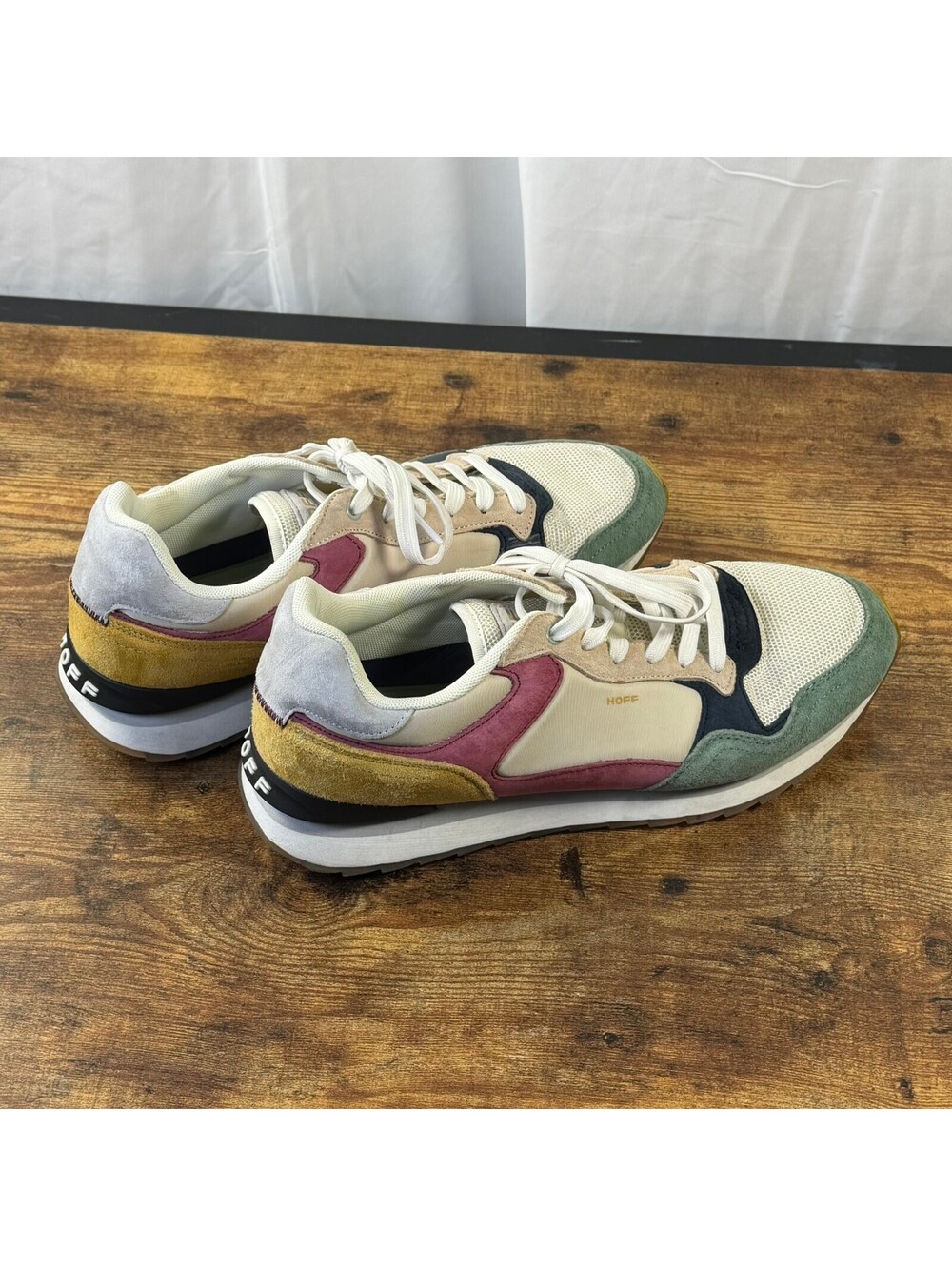 HOFF Montreal Man Colorblock Suede Sneakers Sz 11 Mens Retro Multicolor Shoe